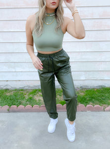 My Go to Jogger Pants : Olive